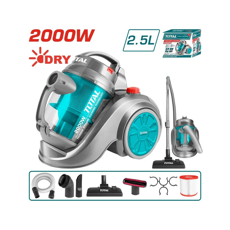 TOTAL ΗΛΕΚΤΡΙΚΗ ΣΚΟΥΠΑ ΞΗΡΗΣ ΑΝΑΡΡΟΦ. 2.000W TOTAL ΗΛΕΚΤΡΙΚΗ ΣΚΟΥΠΑ ΞΗΡΗΣ ΑΝΑΡΡΟΦ. 2.000W