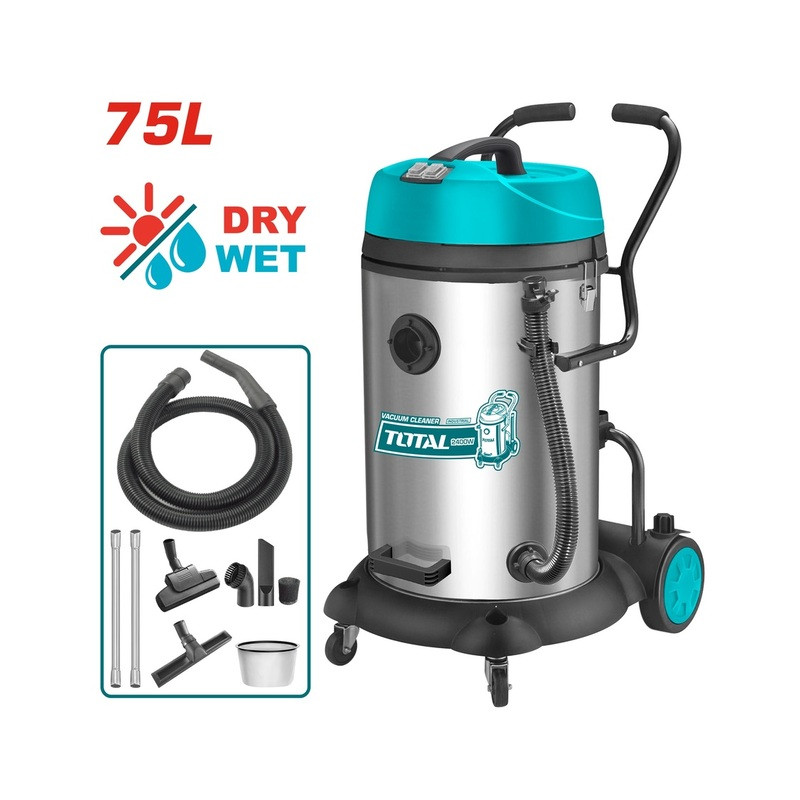 TOTAL ΗΛΕΚΤΡΙΚΗ ΣΚΟΥΠΑ ΥΓΡΗΣ - ΞΗΡΗΣ ΑΝΑΡΡΟΦ. 2.400W TOTAL ΗΛΕΚΤΡΙΚΗ ΣΚΟΥΠΑ ΥΓΡΗΣ - ΞΗΡΗΣ ΑΝΑΡΡΟΦ. 2.400W
