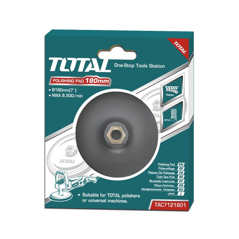 Πέλμα λείανσης velcro 180mm