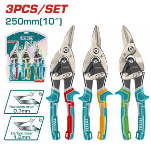 Σετ ψαλίδια λαμαρίνας 250mm 3τεμ