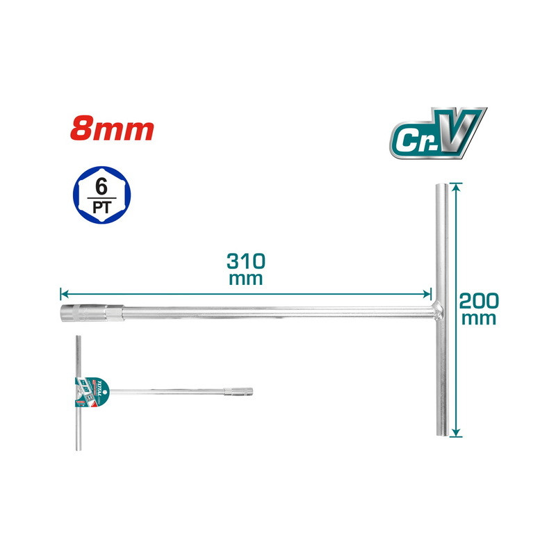 Επαγγελματικό ταφ ίσιο 8mm
