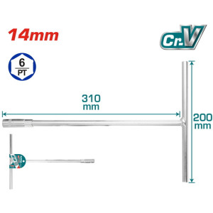 Επαγγελματικό ταφ ίσιο 14mm