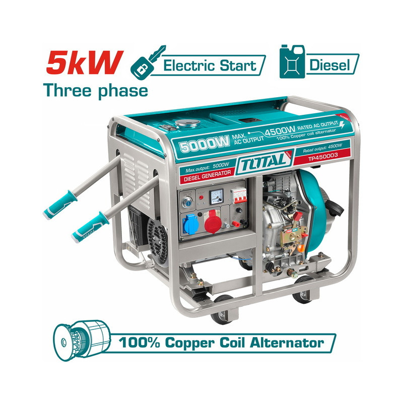 Ηλεκτρογεννήτρια DIESEL τριφασική 5.000W