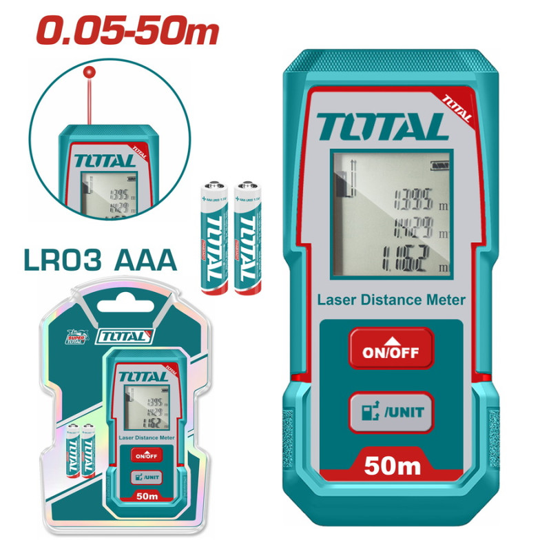Μετρητής Αποστάσεων Επαγγελματικός Laser 0.05 - 50m