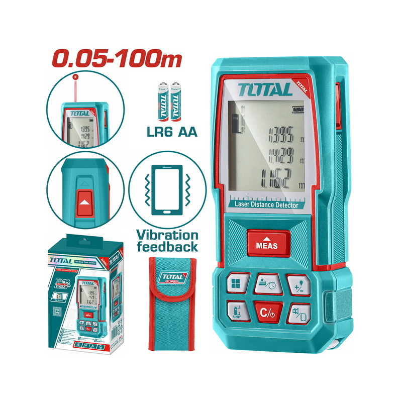 Επαγγ. μετρητής αποστάσεων laser 0.05 - 100m