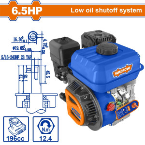 Γεννήτρια εδάφους για ελαιοραβδιστικά με κινητήρα 6,5 Hp