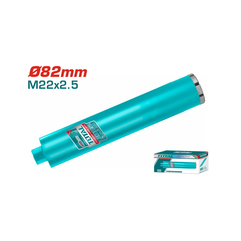 Επαγγ. διαμαντοκορώνα υγράς κοπής 82mm / 450mm