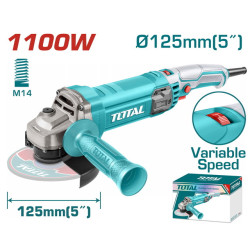 Επαγγ. γωνιακός λειαντήρας 1.100W - 125mm ηλεκτρονικός