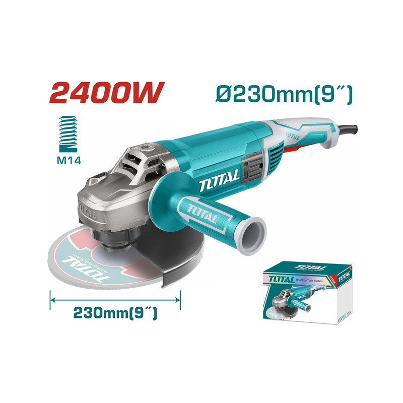 Επαγγ. γωνιακός λειαντήρας 2.400W - 230mm