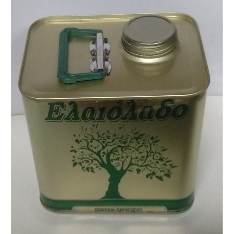 Τενεκές με βιδωτό καπάκι 3 κιλών (συσκευασία 15 τεμαχίων)