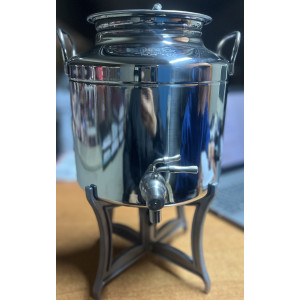 Δοχεία 5 lt Inox με βιδωτό καπάκι