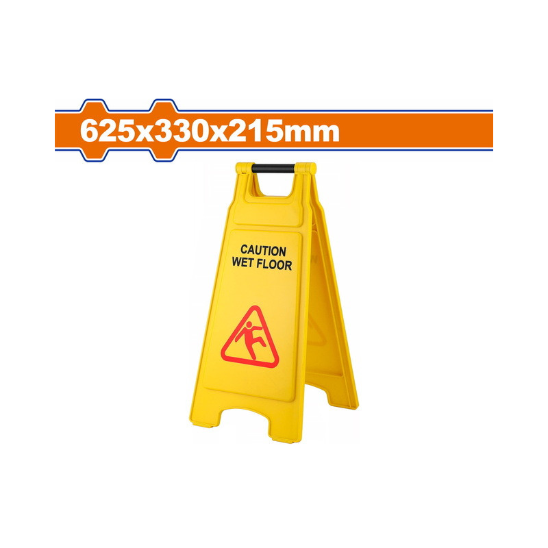 Προειδοποιητική πινακίδα κίτρινη Wet Floor