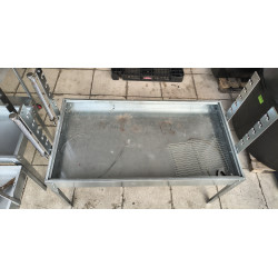 Ψησταριά διπλή γαλβανιζέ με διπλό ατέρμονα