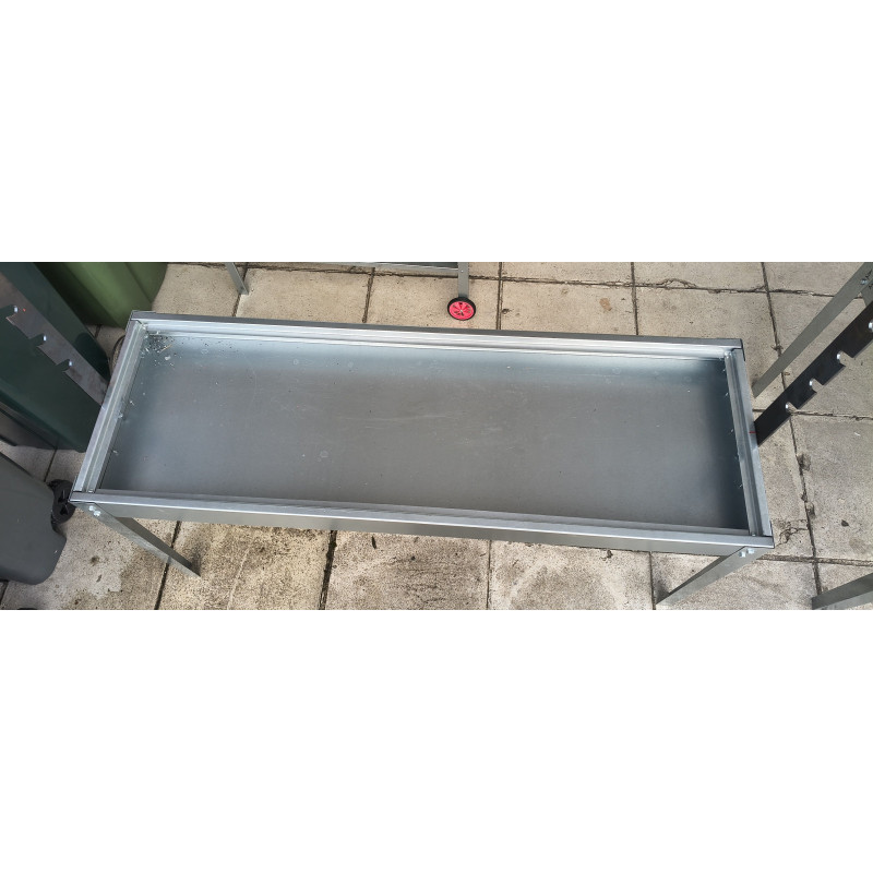 Ψησταριά μονή γαλβανιζέ χωρίς πλάτη