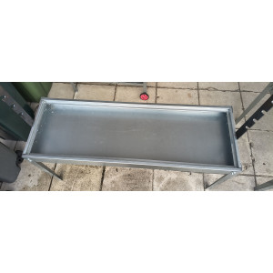 Ψησταριά μονή γαλβανιζέ χωρίς πλάτη