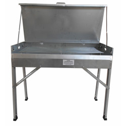 Ψησταριά γαλβανιζέ τύπου Γ με καπάκι