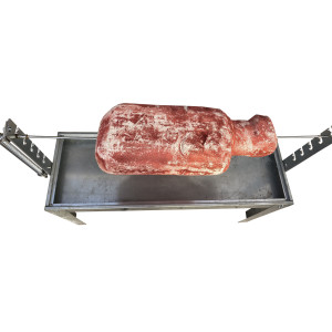 Ψησταριά μονή γαλβανιζέ με ατέρμονα