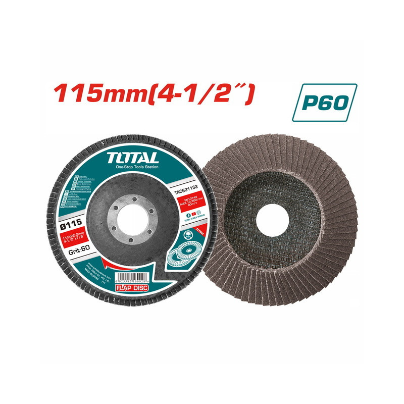 Πολύπτερο γυαλίσματος μετάλλου / ΙΝΟΧ 115mm P60