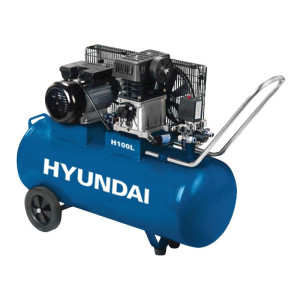 Κομπρεσέρ Αέρος 100lt με ιμάντα Hyundai