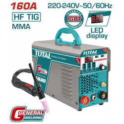 Ηλεκτροκόλληση inverter TIG/MMA 230V / 160A με αέριο