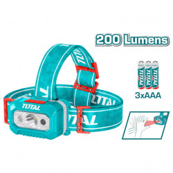 TOTAL ΕΠΑΓΓΕΛΜΑΤΙΚΟΣ ΦΑΚΟΣ ΚΕΦΑΛΗΣ LED 100-200 Lumens