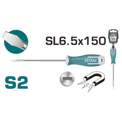 Κατσαβίδι μαγνητικό ίσιο SL 6.5 X 150mm