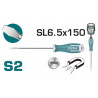 Κατσαβίδι μαγνητικό ίσιο SL 6.5 X 150mm