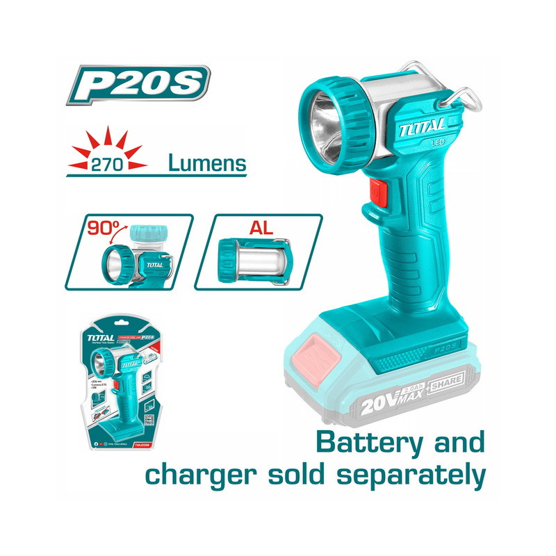 TOTAL ΕΠΑΓΓ. ΦΑΚΟΣ ΜΠΑΤ. Li-ion 20V / 5W ΧΩΡΙΣ ΜΠΑΤΑΡΙΑ & ΦΟΡΤΙΣΤΗ TOTAL ΕΠΑΓΓ. ΦΑΚΟΣ ΜΠΑΤ. Li-ion 20V / 5W ΧΩΡΙΣ ΜΠΑΤΑΡΙΑ & ΦΟΡΤΙΣΤΗ