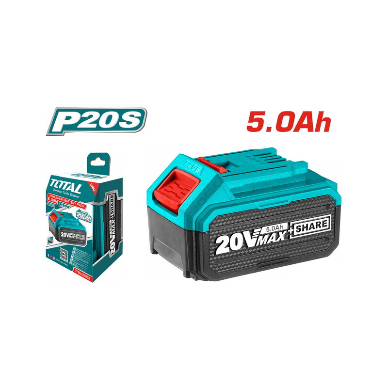 TOTAL ΜΠΑΤΑΡΙΑ ΛΙΘΙΟΥ 20V / 5Ah TOTAL ΜΠΑΤΑΡΙΑ ΛΙΘΙΟΥ 20V / 5Ah