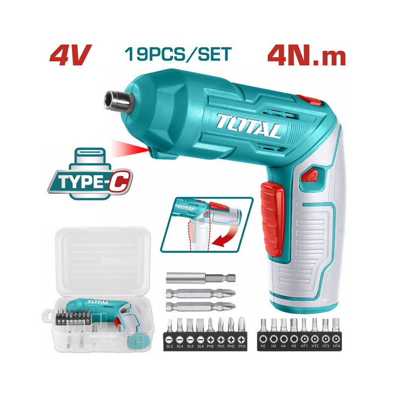 TOTAL ΚΑΤΣΑΒΙΔΙ ΜΠΑΤ. Li-ion 4V / 1.5Ah Type C TOTAL ΚΑΤΣΑΒΙΔΙ ΜΠΑΤ. Li-ion 4V / 1.5Ah Type C