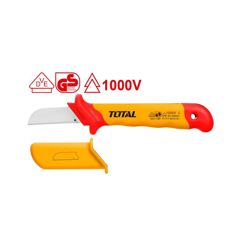 Μαχαίρι απογύμνωσης καλωδίων ίσιο 180mm 1000V VDE Μαχαίρι απογύμνωσης καλωδίων ίσιο 180mm 1000V VDE
