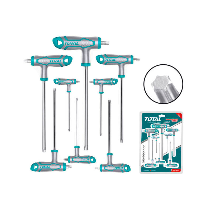 TOTAL ΣΕΤ ΤΑΦ TORX 8ΤΕΜ TOTAL ΣΕΤ ΤΑΦ TORX 8ΤΕΜ
