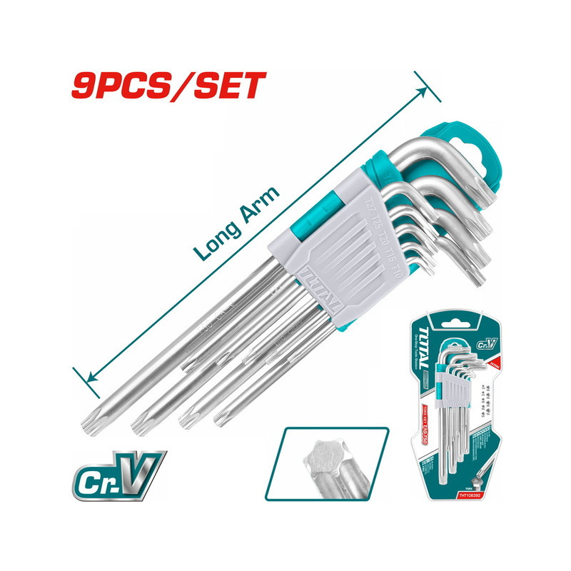 TOTAL ΣΕΤ TORX 9 ΤΕΜ TOTAL ΣΕΤ TORX 9 ΤΕΜ