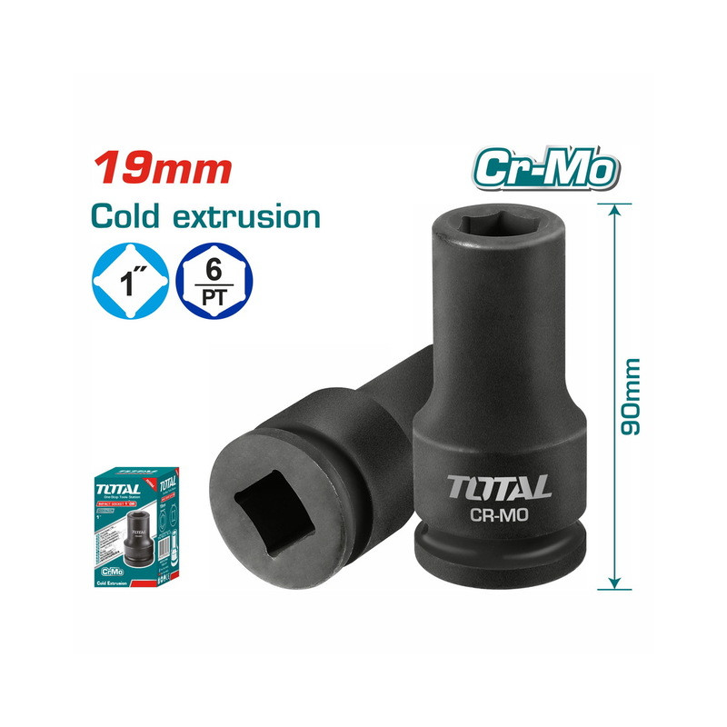 TOTAL ΕΠΑΓΓ. ΚΑΡΥΔΑΚΙ ΑΕΡΟΣ ΜΑΥΡO ΕΞΑΓΩΝO 1" - 19mm TOTAL ΕΠΑΓΓ. ΚΑΡΥΔΑΚΙ ΑΕΡΟΣ ΜΑΥΡO ΕΞΑΓΩΝO 1" - 19mm