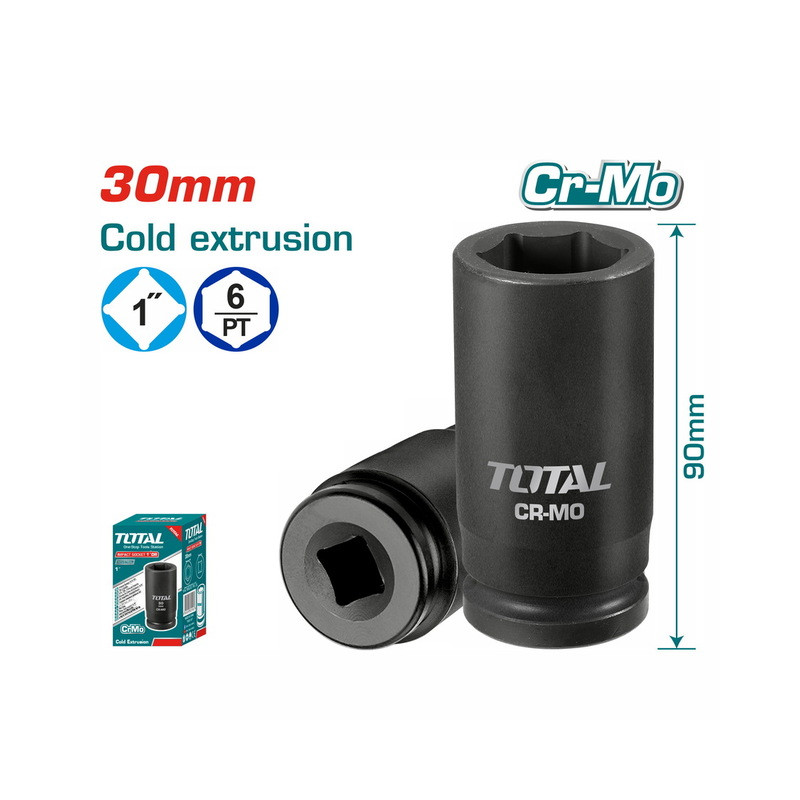 TOTAL ΕΠΑΓΓ. ΚΑΡΥΔΑΚΙ ΑΕΡΟΣ ΜΑΥΡO ΕΞΑΓΩΝO 1" - 30mm TOTAL ΕΠΑΓΓ. ΚΑΡΥΔΑΚΙ ΑΕΡΟΣ ΜΑΥΡO ΕΞΑΓΩΝO 1" - 30mm