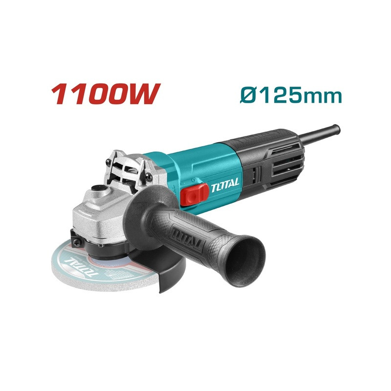 TOTAL ΓΩΝΙΑΚΟΣ ΛΕΙΑΝΤΗΡΑΣ 1.100W - 125mm TOTAL ΓΩΝΙΑΚΟΣ ΛΕΙΑΝΤΗΡΑΣ 1.100W - 125mm
