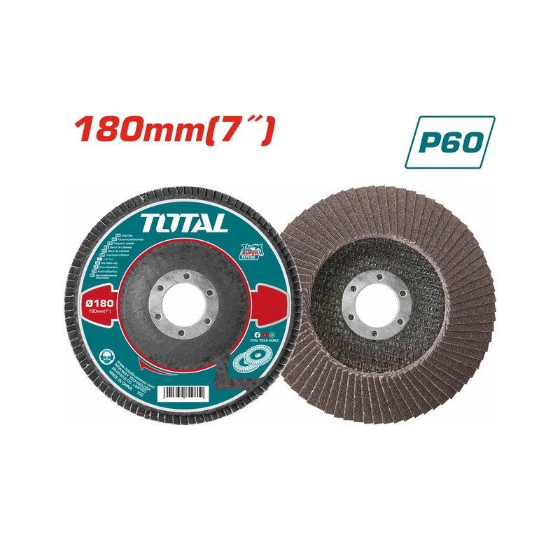 Πολύπτερο γυαλίσματος μετάλλου / ΙΝΟΧ 180mm P60 Πολύπτερο γυαλίσματος μετάλλου / ΙΝΟΧ 180mm P60