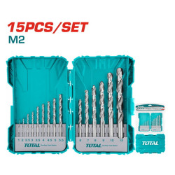 Σετ τρυπάνια HSS M2 15τεμ