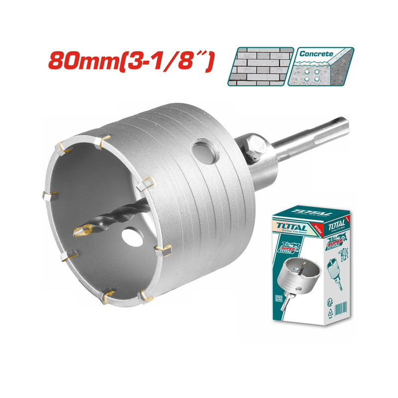 Διαμαντοκορώνα μπετού SDS - PLUS 80mm Διαμαντοκορώνα μπετού SDS - PLUS 80mm