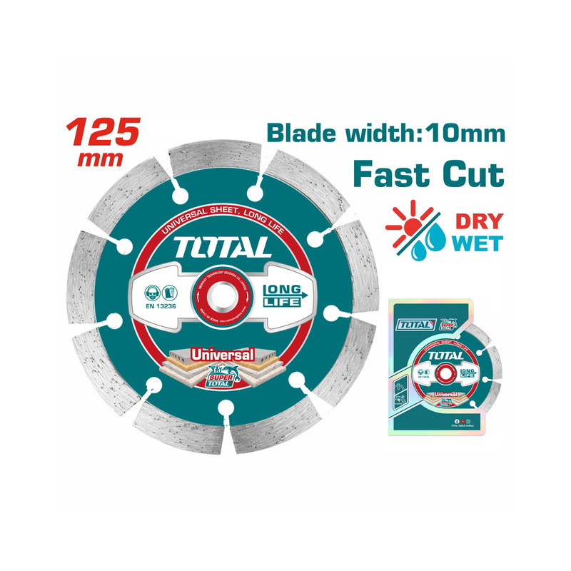 Διαμαντόδισκος universal 125 Χ 22.2mm Διαμαντόδισκος universal 125 Χ 22.2mm