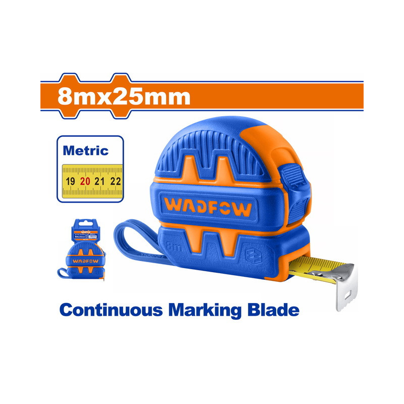 Μετραταινία 8m X 25mm μετρικό Μετραταινία 8m X 25mm μετρικό