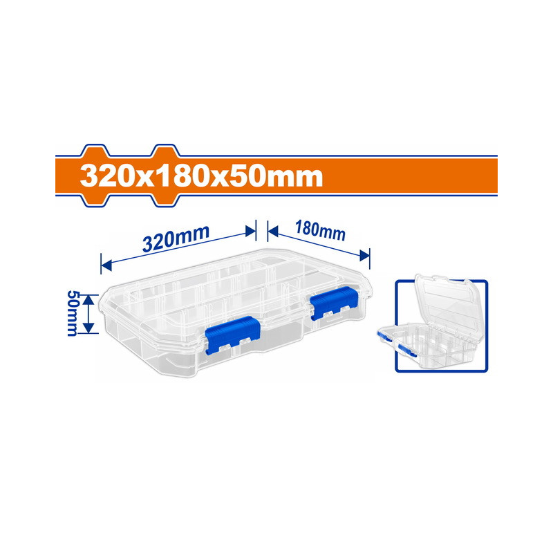 Ταμπακιέρα εργαλείων 320Χ180Χ50mm Ταμπακιέρα εργαλείων 320Χ180Χ50mm