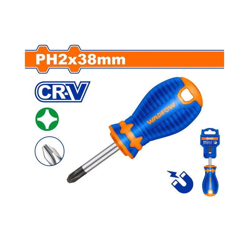 Κατσαβίδι νάνος μαγν. PH2 X 38mm Κατσαβίδι νάνος μαγν. PH2 X 38mm