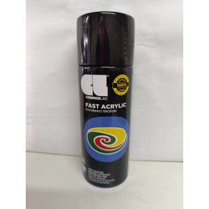 Σπρεϋ χρώμα μαύρο COSMOSLAC 400ml