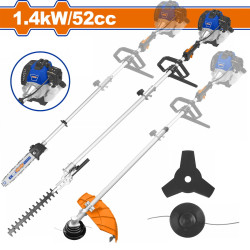 Πολυμηχάνημα Βένζ. 4 σε 1 52cc / 2.2HP