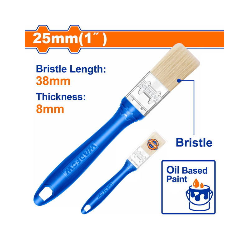 Πινέλο πλαστ. λαβή 1"