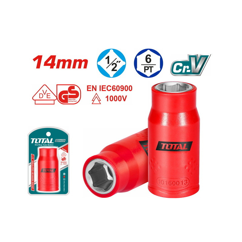 Καρυδάκι εξάγωνο 1/2" 14mm 1000V VDE Καρυδάκι εξάγωνο 1/2" 14mm 1000V VDE