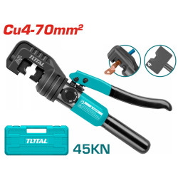 Υδραυλική πρέσα ακροδεκτών Cu 4-70mm2