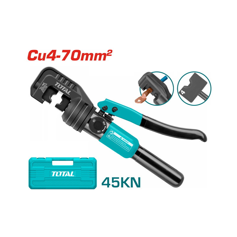 Υδραυλική πρέσα ακροδεκτών Cu 4-70mm2 Υδραυλική πρέσα ακροδεκτών Cu 4-70mm2