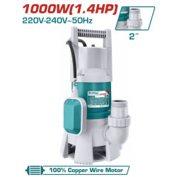 Υποβρύχια αντλία ακάθαρτων υδάτων 1.000W